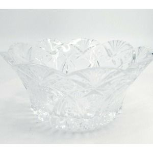 Vintage Vincennes D'Arques - J. G. Durand France French Crystal Bowl 9.5" Round